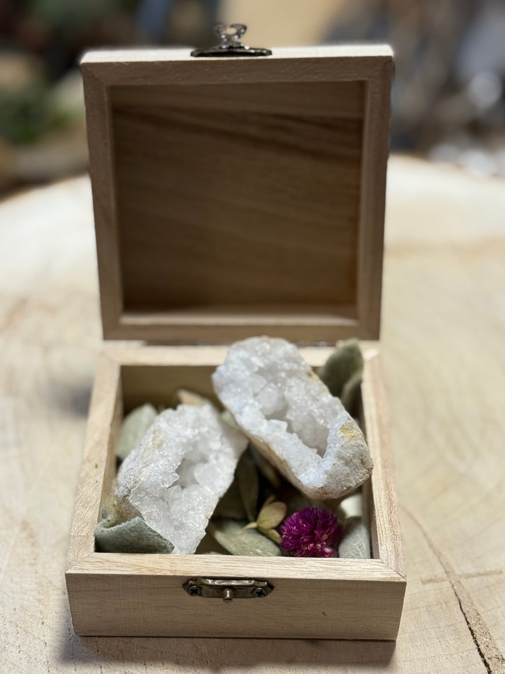Bergkristal geode -ca. 7 cm