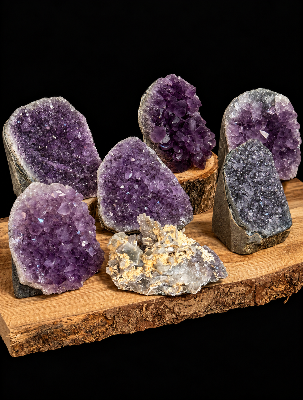 Amethistkathedralen & geodes – diverse formaten