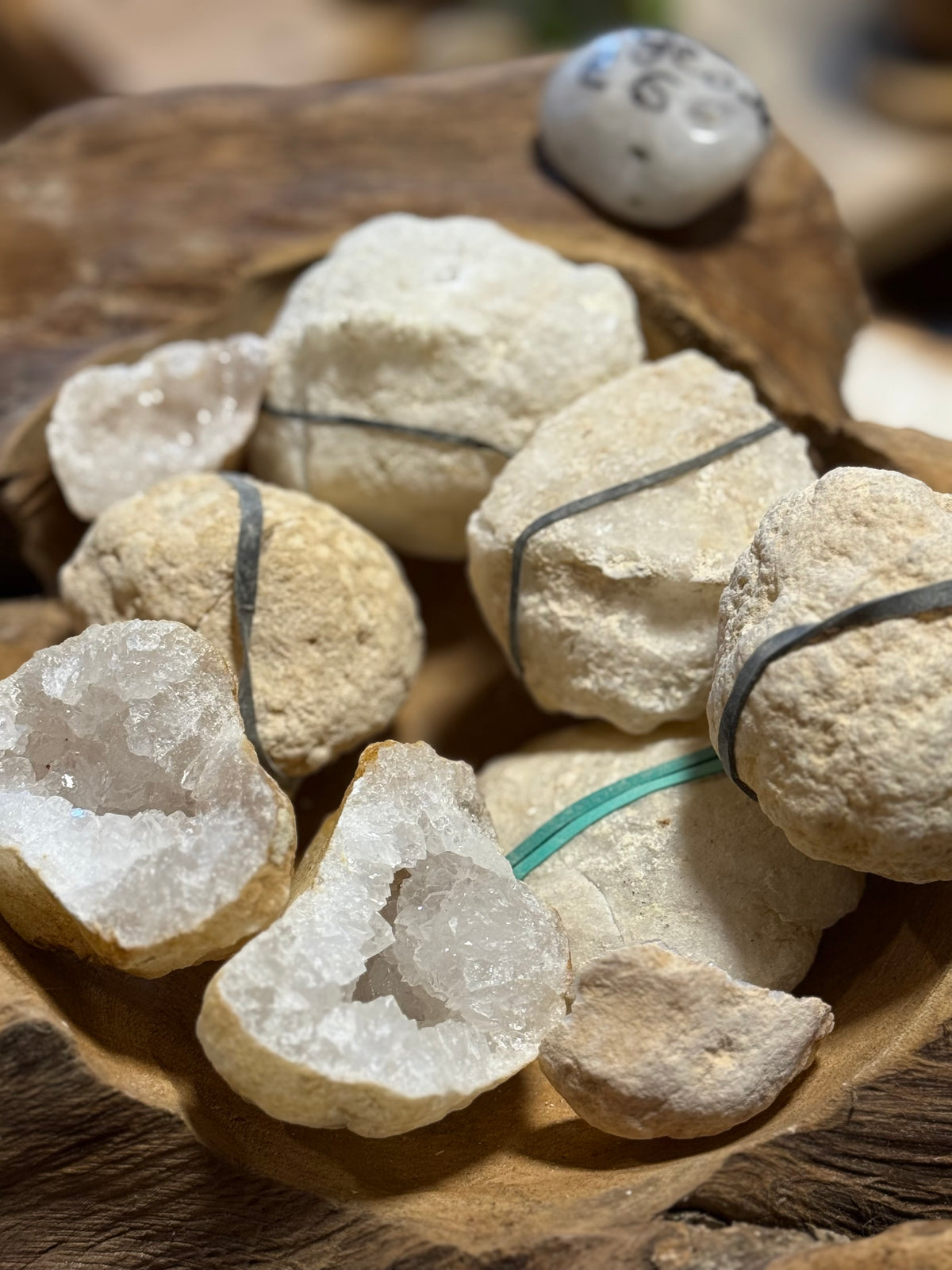 Bergkristal geode -ca. 7 cm