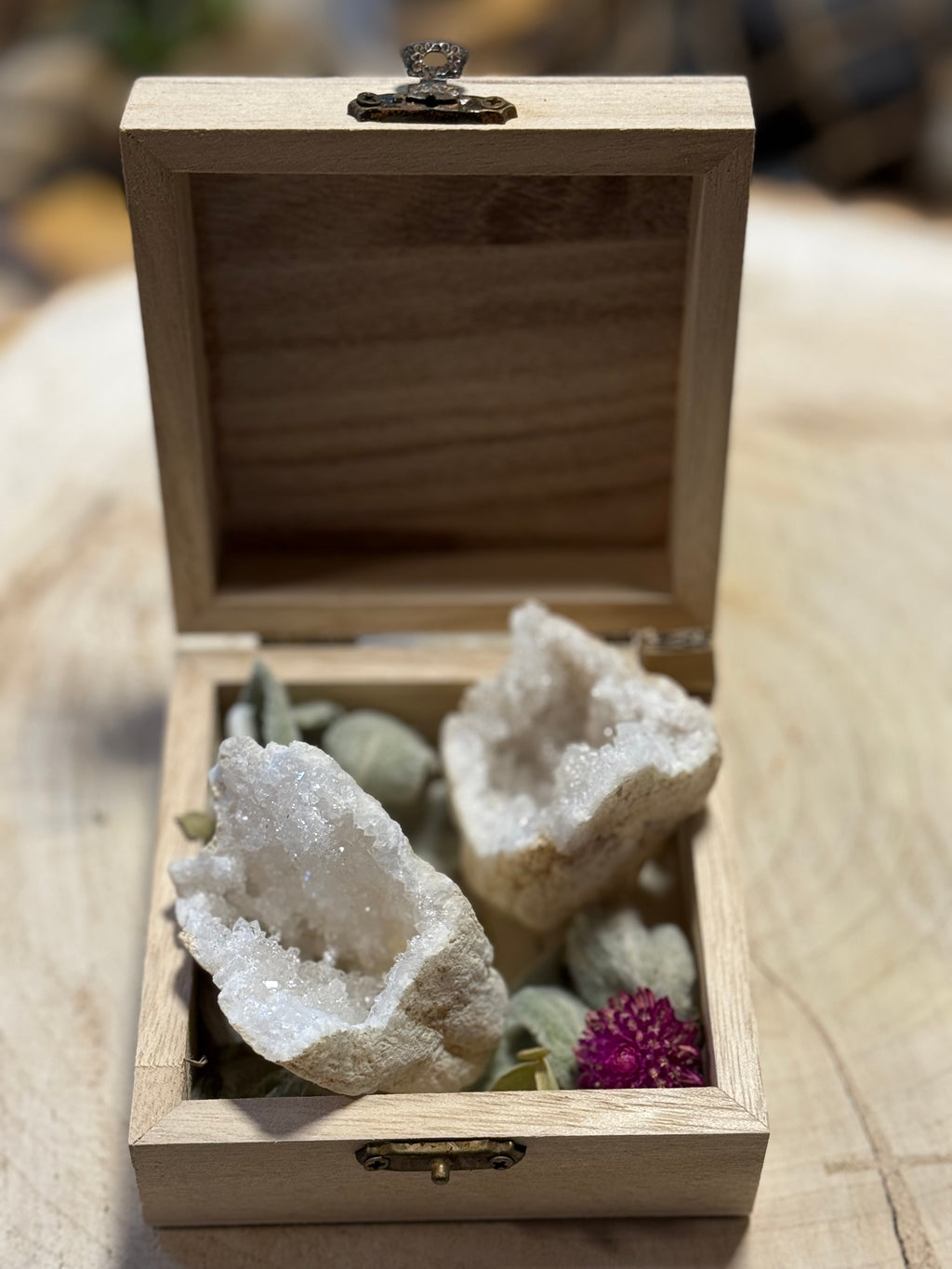 Bergkristal geode -ca. 7 cm