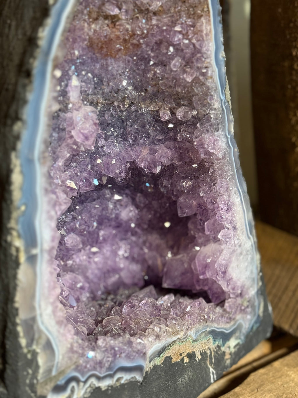 Amethistgeode uit Brazilië – 32 cm