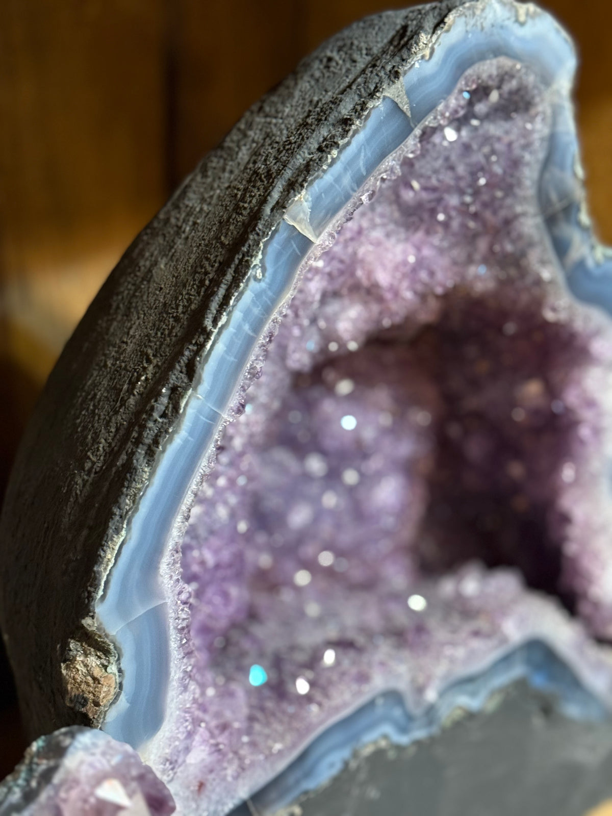 Amethistgeode uit Brazilië – 30 cm