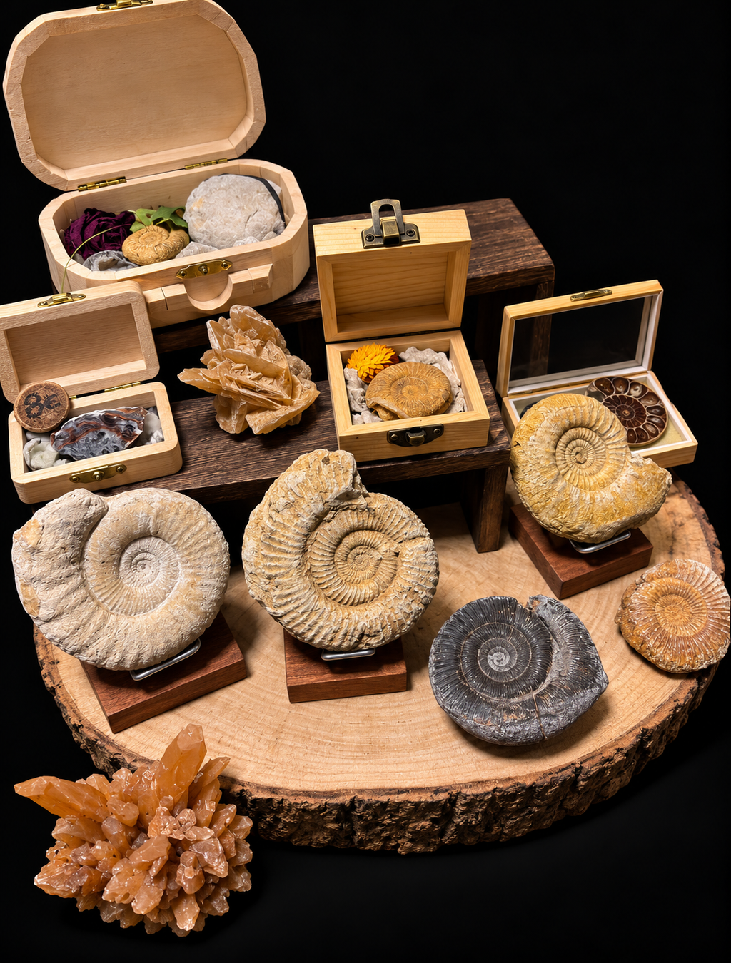 Fossiele ammonieten – ontdek ons gevarieerd assortiment