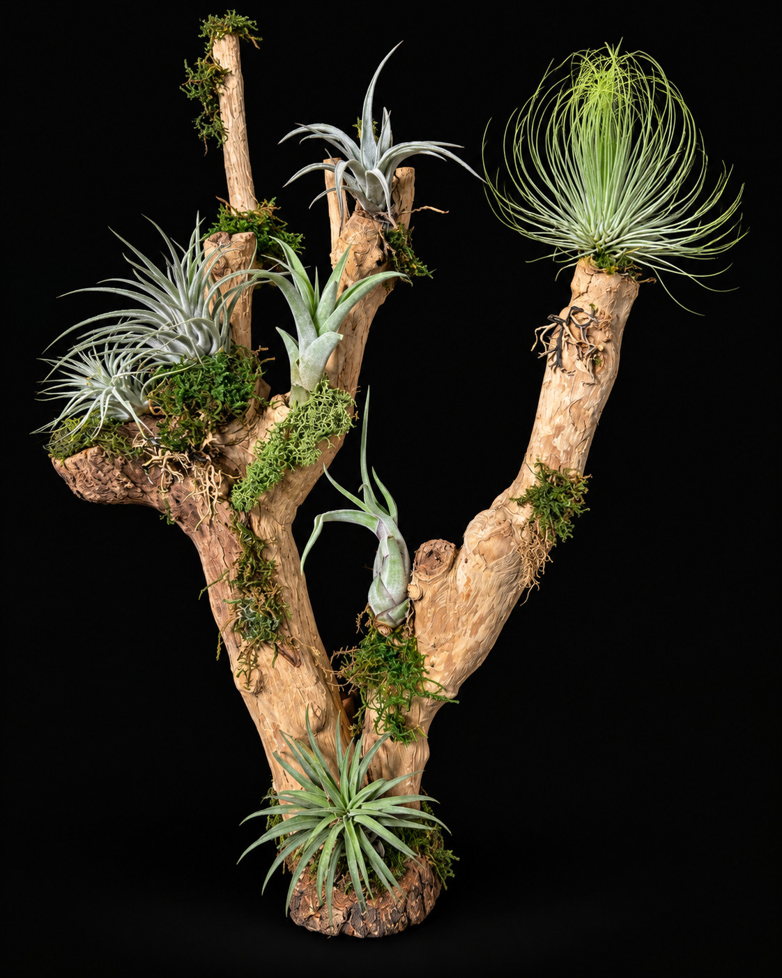 Tillandsia creaties op hout – vanaf €15